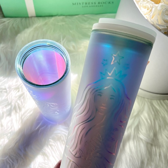 ✨NEW Starbucks Anniversary holographic tumbler✨ - Picture 4 of 10